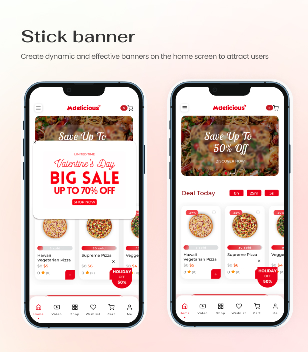 Sticky banner